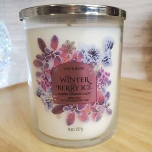 Bath and Body Works Winter Berry Ice Holiday Single Wick Candle
